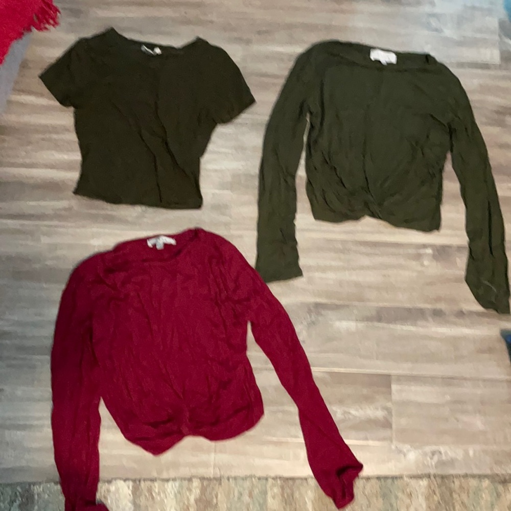 three piece set of various various brands